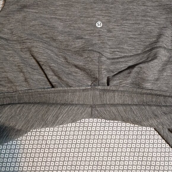 Lululemon Heathered Gray High-Rise Leggings – Size 12 - Picture 4 of 4